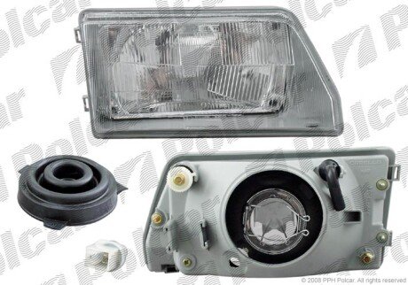 Фара основная левая R2, W5W Polcar 3001096E