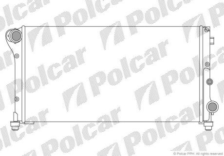 Радіатори охолодження Polcar 300308A3 (фото 1)