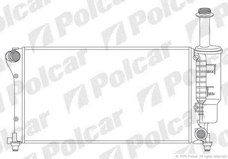 Радиаторы охлаждения Polcar 300408-5