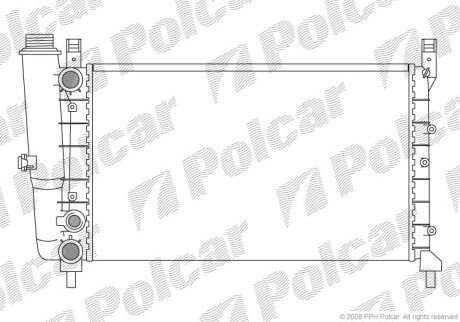 Радіатори охолодження Polcar 301608-2