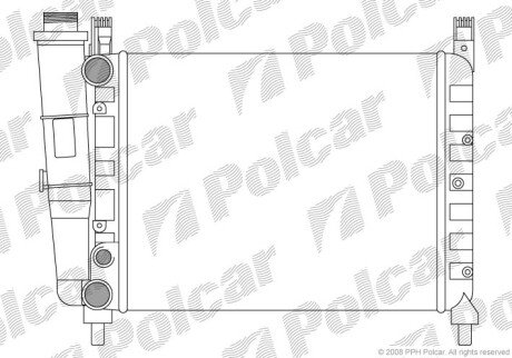 Радіатори охолодження Polcar 301608-5