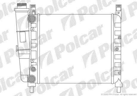 Радіатори охолодження Polcar 301608-9