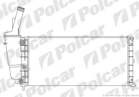 Радіатори охолодження Polcar 301708-0