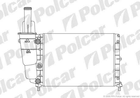 Радіатори охолодження Polcar 301708-1