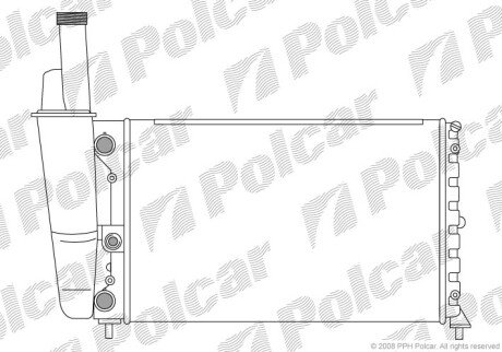 Радіатори охолодження Polcar 301708-2 (фото 1)