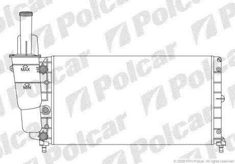 Радіатори охолодження Polcar 301708A3