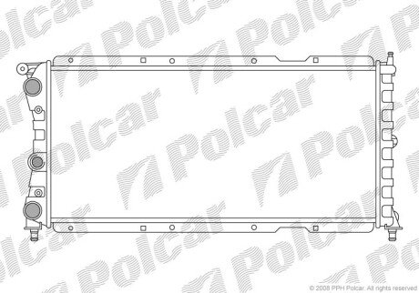 Радіатори охолодження Polcar 301708A5