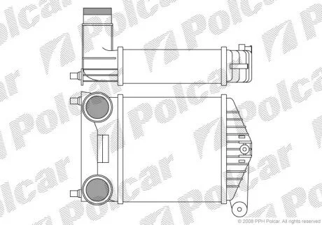 Радіатори повітря (Інтеркулери) Polcar 3017J81X