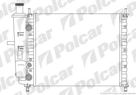 Радіатори охолодження Polcar 301808-1