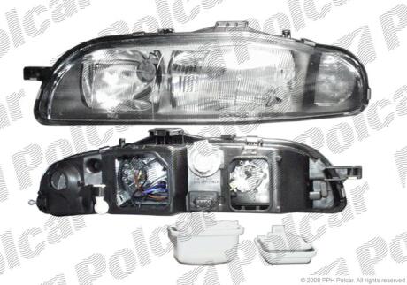 Фара основная левая H1, PY21W, W5W Polcar 3018090E