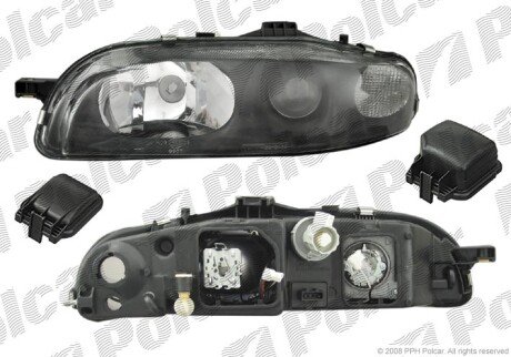 Фара основная правая H1, PY21W, W5W Polcar 3019102E