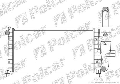 Радіатори охолодження Polcar 302208A1