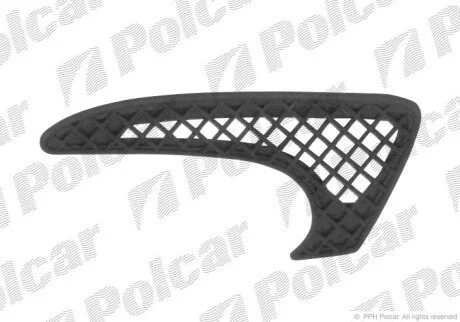 Решітка бампера права Polcar 302296-8