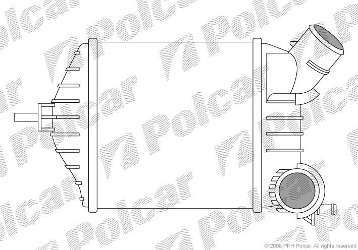 Радиаторы воздуха (Интеркулеры) Polcar 3022J81X (фото 1)