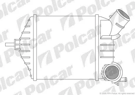 Радіатори повітря (Інтеркулери) Polcar 3022J81X