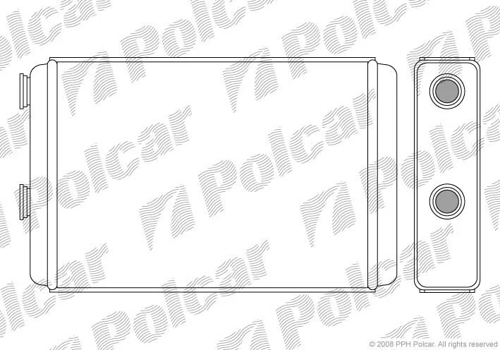 Радиатор отопителя салона Polcar 3022N8-1 (фото 1)