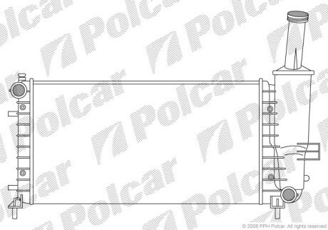 Радіатори охолодження Polcar 3023081X