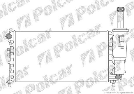 Радіатори охолодження Polcar 302308A6