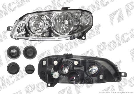 Фара основна права H1, H7, PY21W, W5W Polcar 3023100E