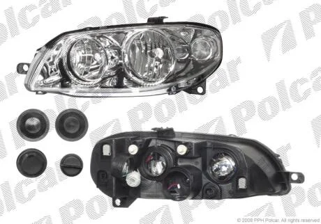 Фара основная правая H1, H7, PY21W, W5W Polcar 3023100E