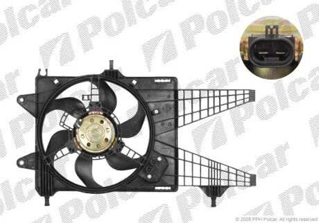 Вентилятори з корпусом / кронштейном Polcar 302323W4