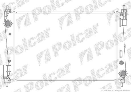 Радіатори охолодження Polcar 302408-1