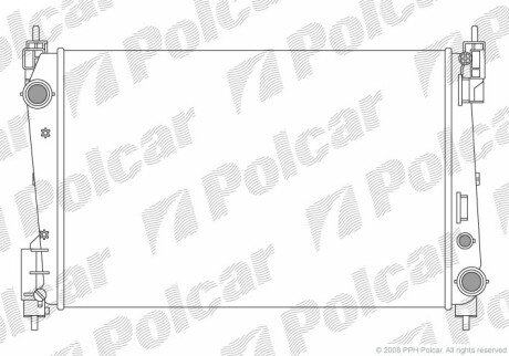 Радіатори охолодження Polcar 302408A1 (фото 1)