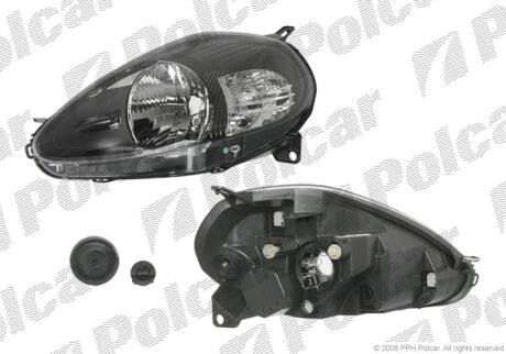 Фара основная правая H4, PY21W, W5W Polcar 3024100EUA