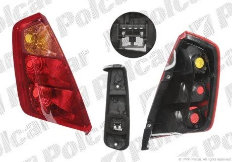 Ліхтар задній праворуч Polcar 302488-E