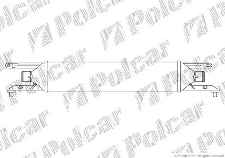 Радіатори повітря (Інтеркулери) Polcar 3024J8-2