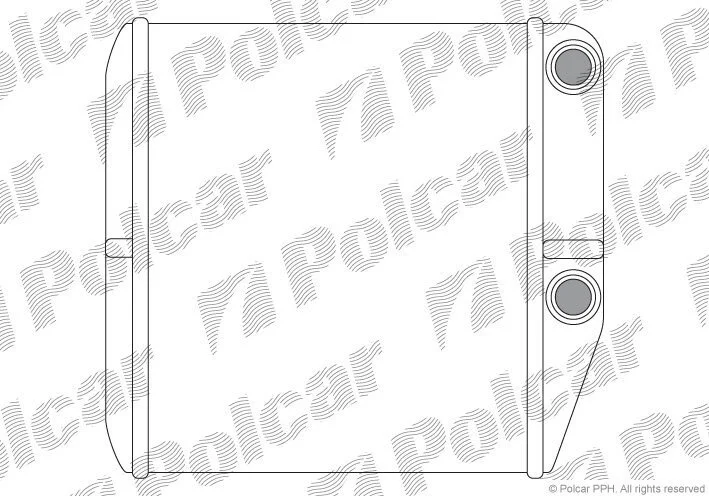 Радиатор отопителя салона Polcar 3024N8-2 (фото 1)