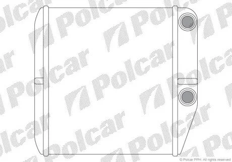 Радиатор отопителя салона Polcar 3024N8-2
