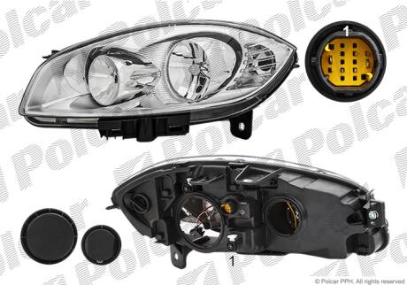 Фара основная Polcar 302510-E