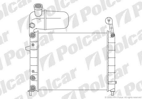 Радіатори охолодження Polcar 302608-4 (фото 1)