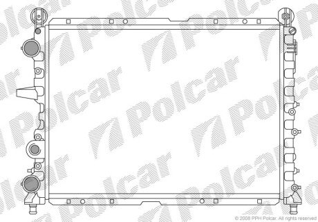 Радіатори охолодження Polcar 302608A5