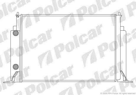 Радіатори охолодження Polcar 303008A3