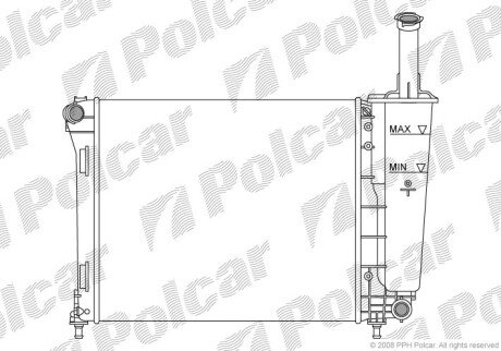 Радіатори охолодження Polcar 3035081X