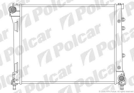 Радіатори охолодження Polcar 303508A2 (фото 1)