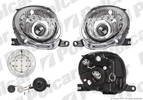 Фара основная Polcar 303509AE