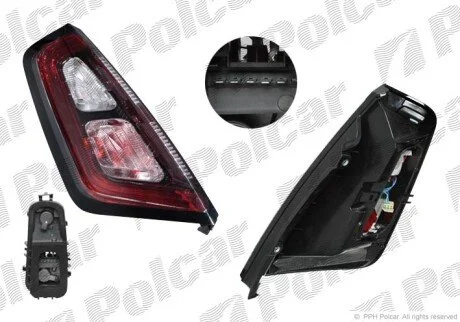 Фонарь задний справа Polcar 3036881U