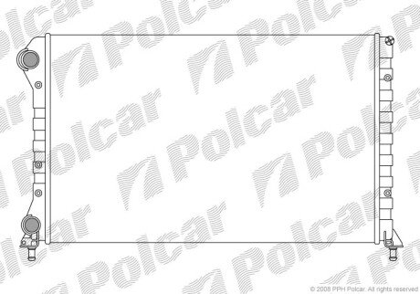 Радіатори охолодження Polcar 304008-3