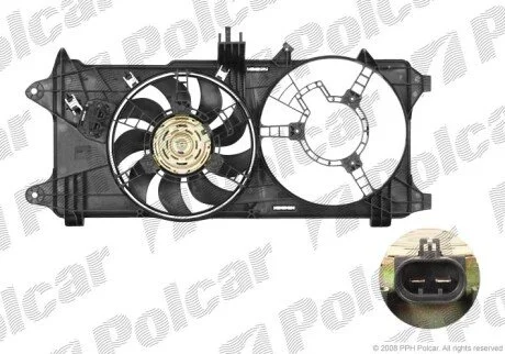 Вентилятори з корпусом / кронштейном Polcar 304023W6