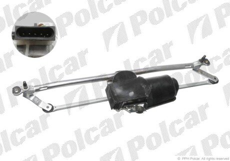 Механізм склоочисників з моторчиком Polcar 3040ZWP1