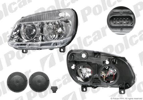 Фара основна ліва H7 Polcar 3041091E
