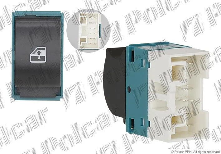 Блок кнопок склопідіймача Polcar 3041P-71 (фото 1)