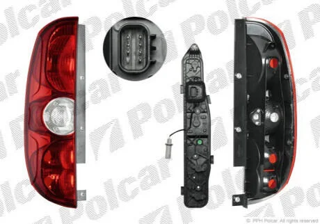 Ліхтар задній ліворуч Polcar 3042871X