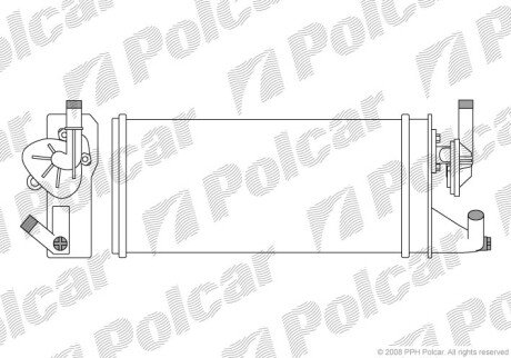 Радіатор обігрівача Polcar 3050N8-2 (фото 1)