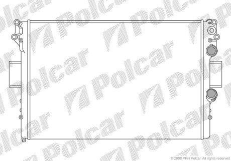 Радіатори охолодження Polcar 305208A1