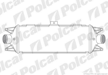 Радіатори повітря (Інтеркулери) Polcar 3052J8-1 (фото 1)