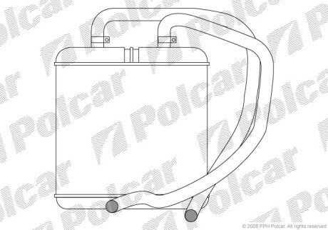 Радіатор обігрівача Polcar 3052N81X